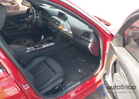 2015 BMW 320I из США, поврежденный, VIN WBA3B1G59FNT64473